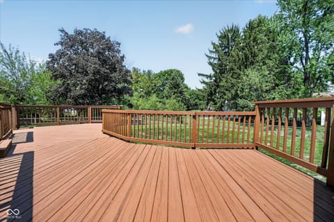 Outdoor living area at 8614 Stonewall Drive, Indianapolis, IN