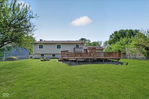 Backyard at 8614 Stonewall Drive, Indianapolis, IN