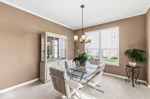 Dining room at 5184 Nicodemus Drive, Plainfield, IN