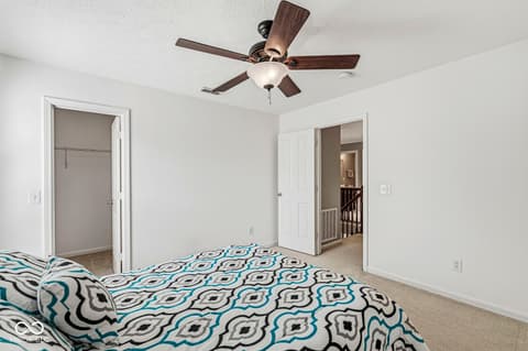 Bedroom at 5184 Nicodemus Drive, Plainfield, IN