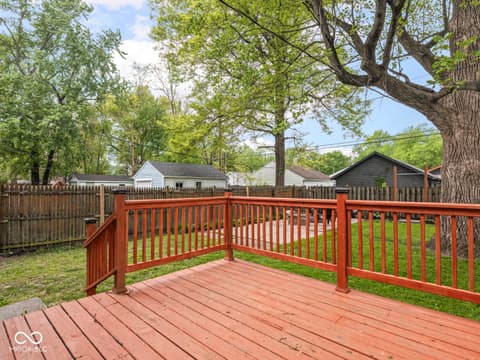 Outdoor living area at 5126 Ralston Avenue, Indianapolis, IN