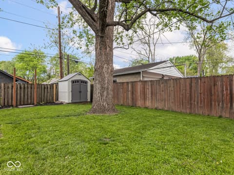 Yard at 5126 Ralston Avenue, Indianapolis, IN