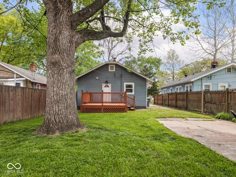 Backyard at 5126 Ralston Avenue, Indianapolis, IN
