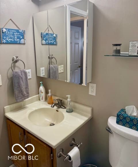Bathroom at 3957 Hancock Court, Franklin, IN