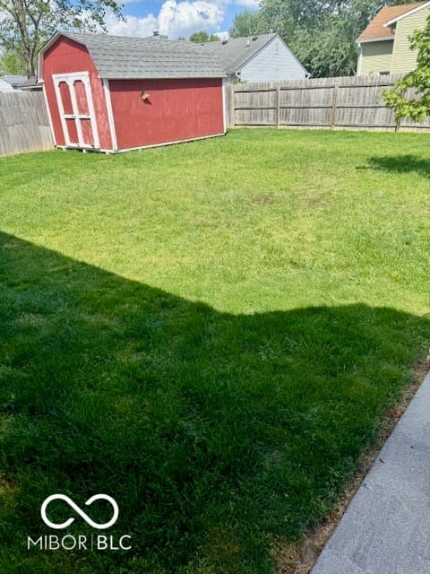 Yard at 3957 Hancock Court, Franklin, IN