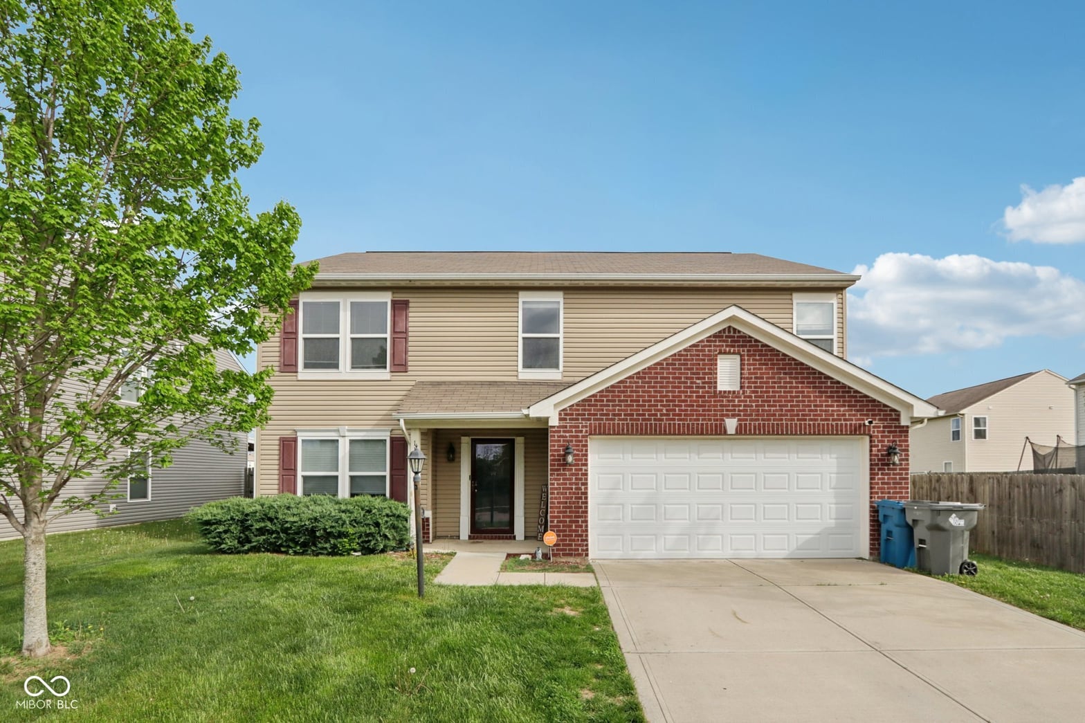 Front exterior at 11844 Newcastle Drive, Indianapolis, IN