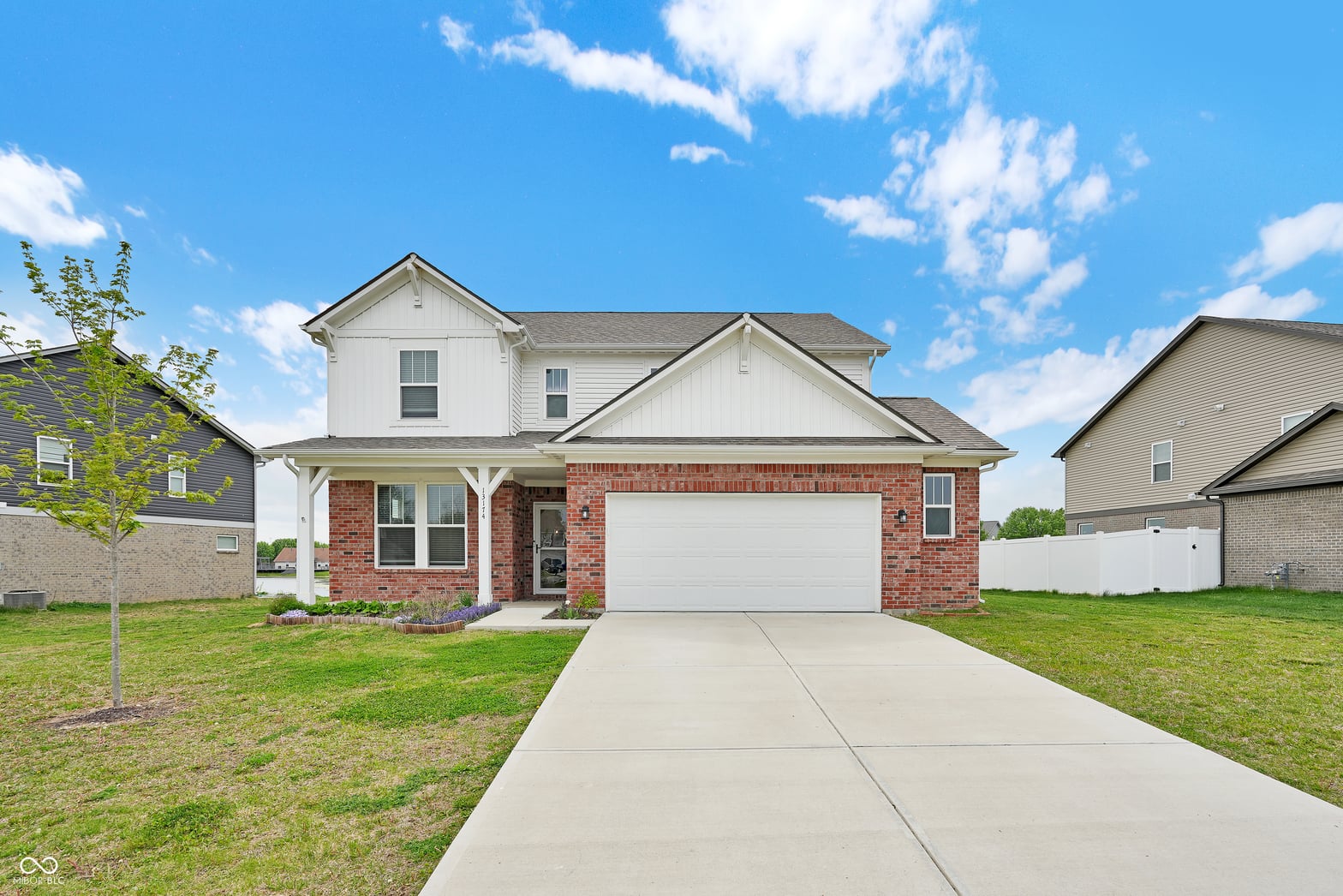 Front exterior at 13174 N Departure Boulevard E, Camby, IN