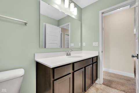 Bathroom at 13174 N Departure Boulevard E, Camby, IN
