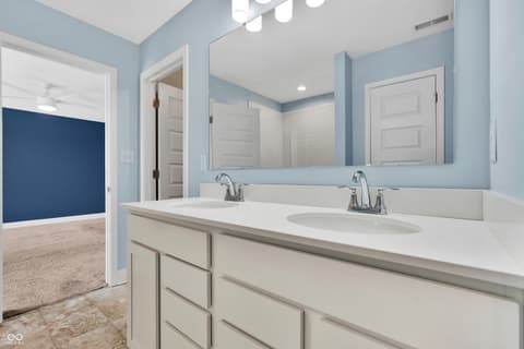 Bathroom at 13174 N Departure Boulevard E, Camby, IN