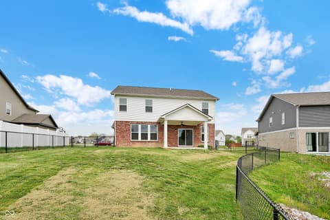 Backyard at 13174 N Departure Boulevard E, Camby, IN