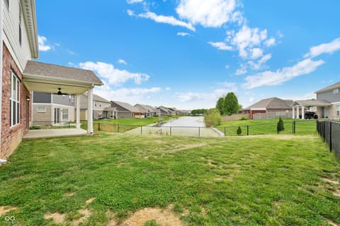 Yard at 13174 N Departure Boulevard E, Camby, IN