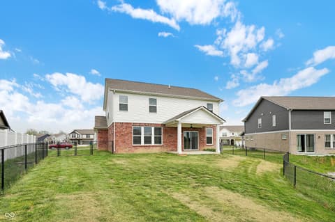 Backyard at 13174 N Departure Boulevard E, Camby, IN