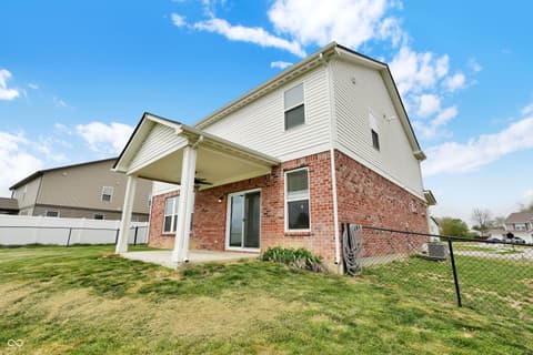 Backyard at 13174 N Departure Boulevard E, Camby, IN