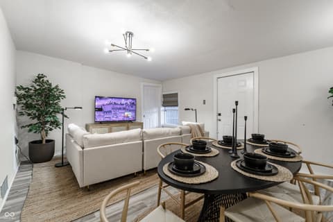 Living room at 1209 S Randolph Street, Indianapolis, IN