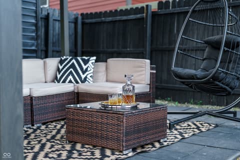 Outdoor living area at 1209 S Randolph Street, Indianapolis, IN