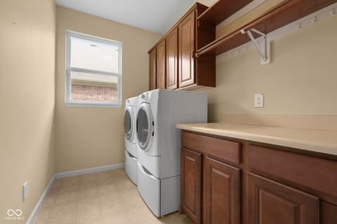 Laundry room at 4808 Ozark Lane, Indianapolis, IN