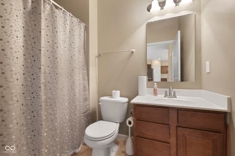 Bathroom at 4808 Ozark Lane, Indianapolis, IN