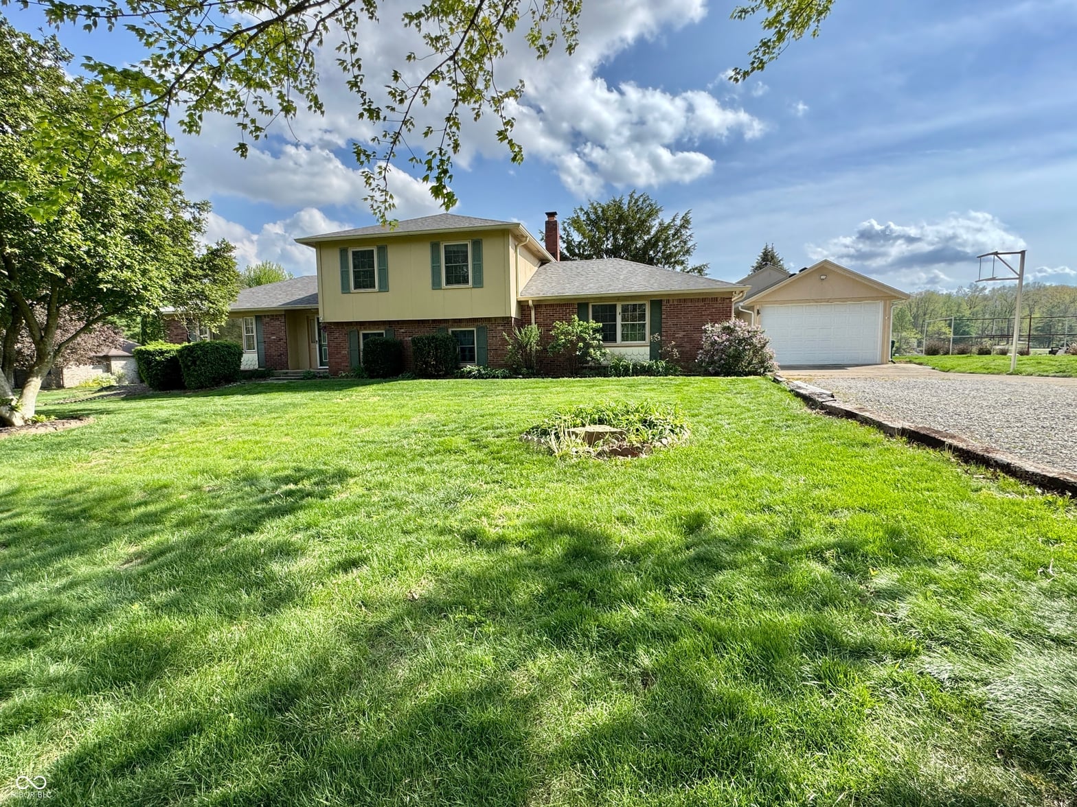 Front exterior at 7739 Westerville Drive, Clayton, IN