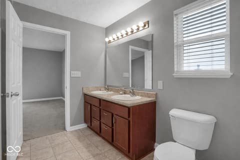 Bathroom at 6445 Spring Flower Drive, Indianapolis, IN