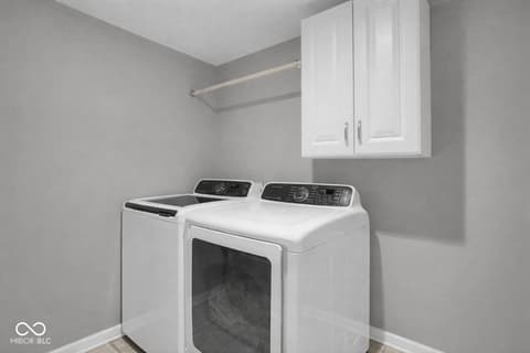 Laundry room at 6445 Spring Flower Drive, Indianapolis, IN