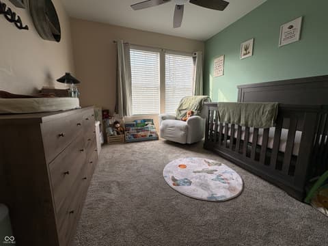 Bedroom at 1627 Carriage Circle, Shelbyville, IN
