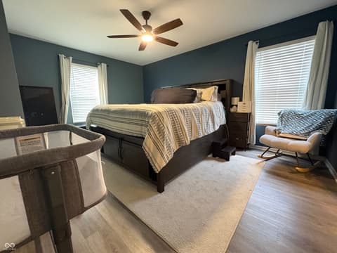 Primary bedroom at 1627 Carriage Circle, Shelbyville, IN
