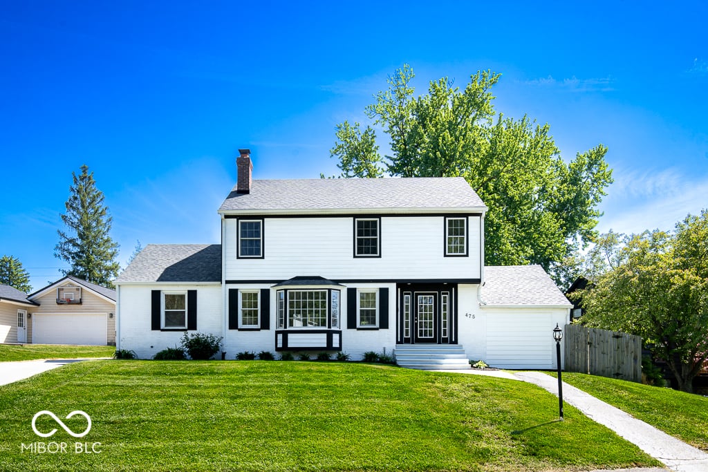 Front exterior at 475 N Valley Lane, Greenwood, IN