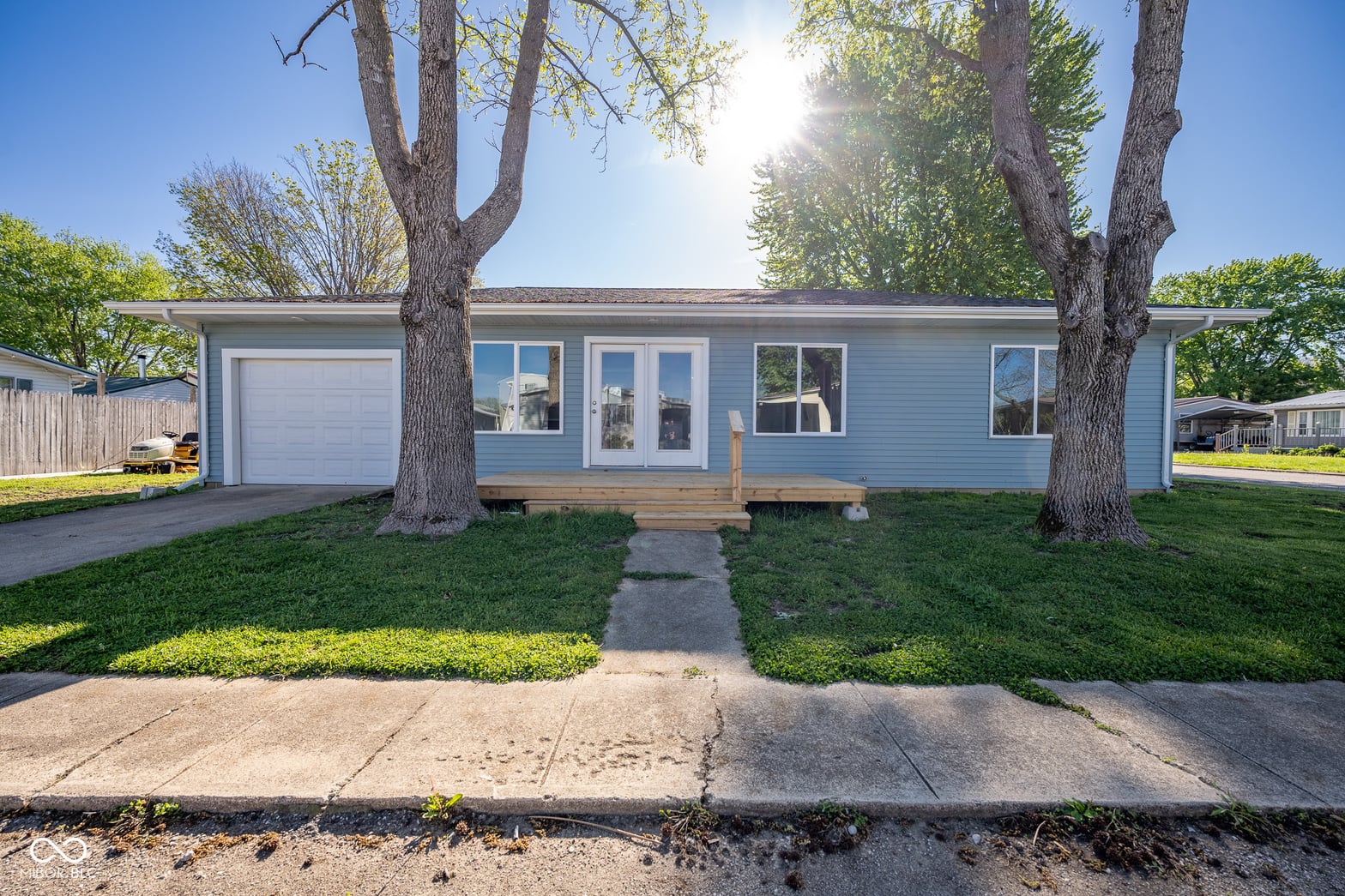 Front exterior at 2036 Van Bibber Lake Estate, Greencastle, IN