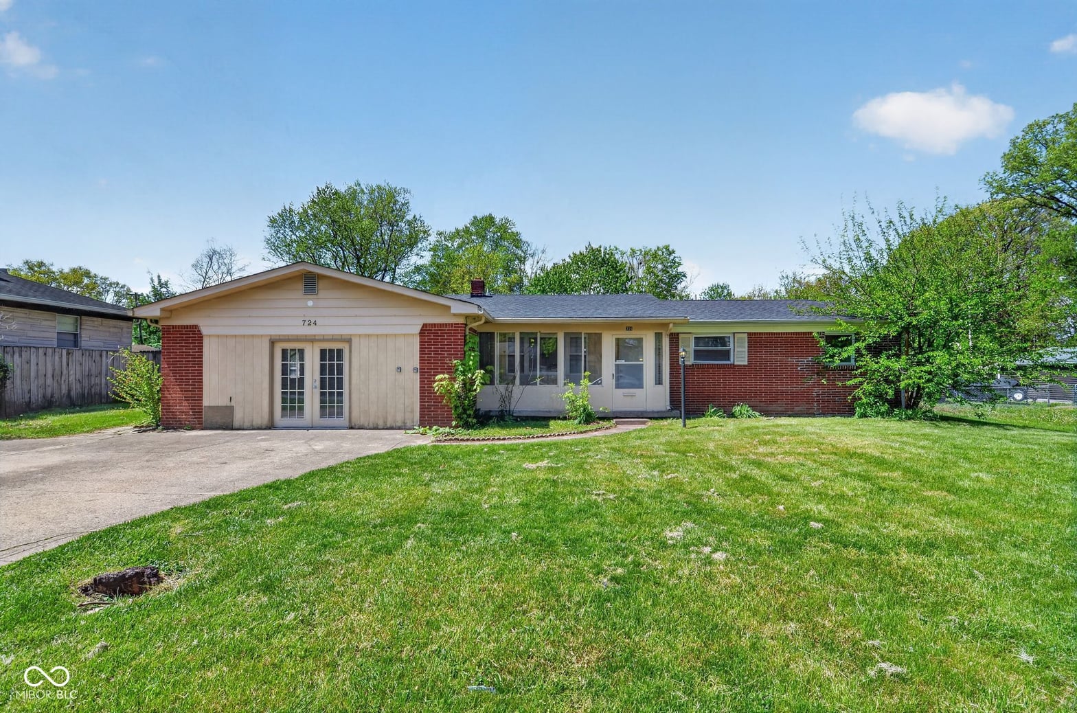Front exterior at 724 N Bazil Avenue, Indianapolis, IN