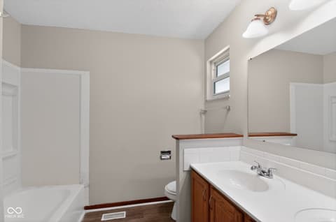 Bathroom at 724 N Bazil Avenue, Indianapolis, IN