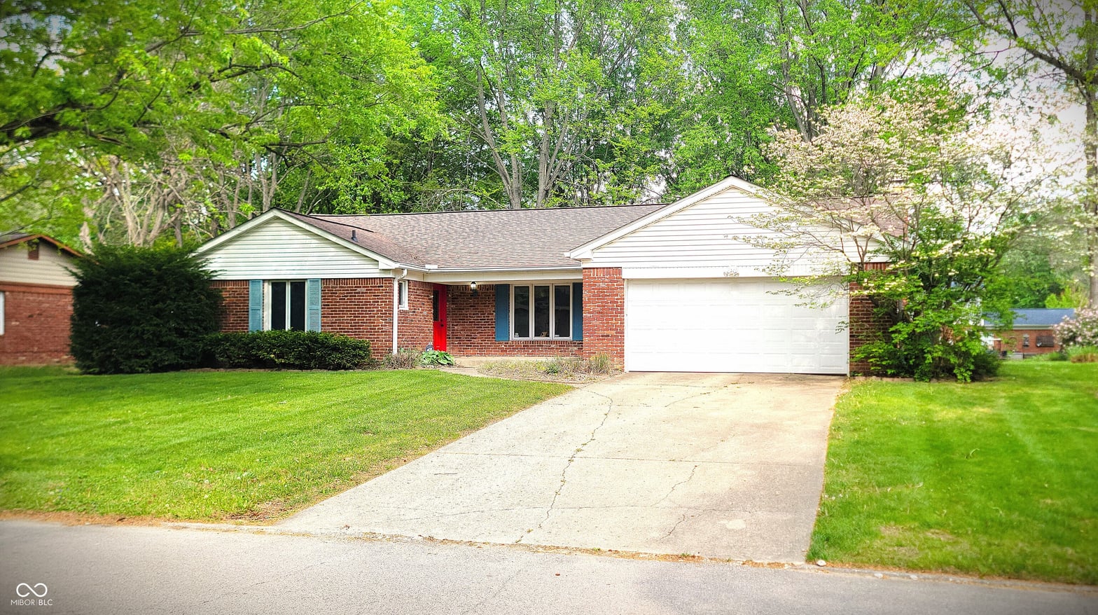 Front exterior at 741 Greenlee Drive, Indianapolis, IN