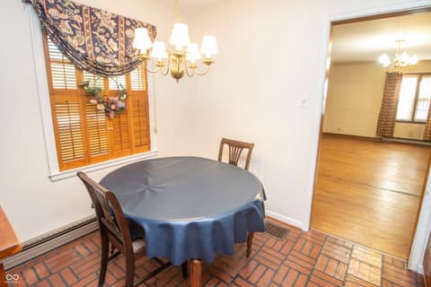 Dining room at 6040 S High School Road, Indianapolis, IN