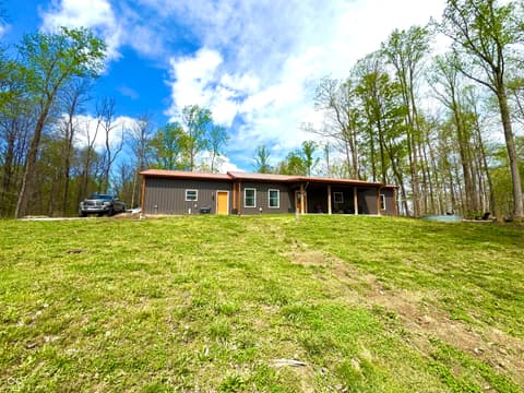 Backyard at 3300 Carmel Ridge Lane, Morgantown, IN