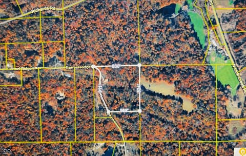 Map — 3300 Carmel Ridge Lane, Morgantown, IN