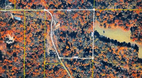 Map — 3300 Carmel Ridge Lane, Morgantown, IN