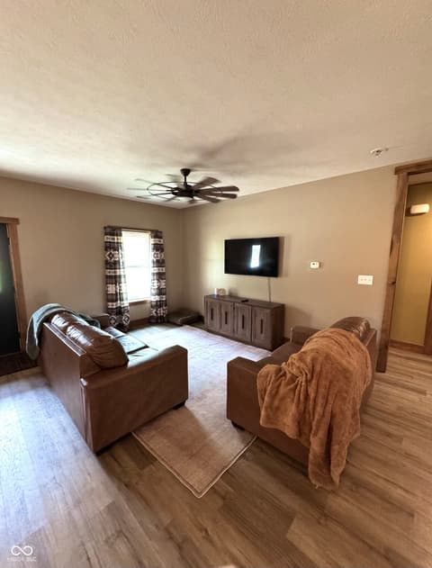 Living room at 3300 Carmel Ridge Lane, Morgantown, IN