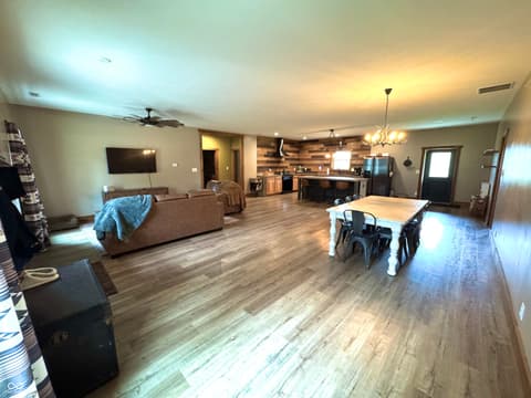 Dining room at 3300 Carmel Ridge Lane, Morgantown, IN