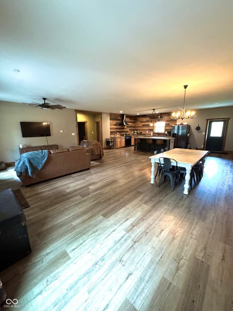 Dining room at 3300 Carmel Ridge Lane, Morgantown, IN