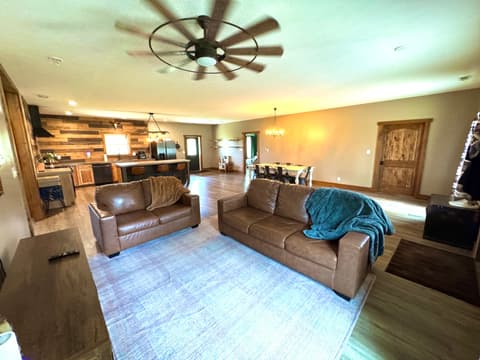Living room at 3300 Carmel Ridge Lane, Morgantown, IN