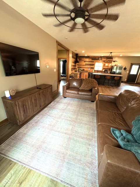 Living room at 3300 Carmel Ridge Lane, Morgantown, IN