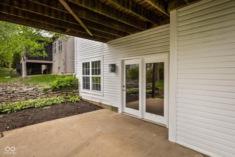 Outdoor living area at 2254 S Olde Mill Drive, Bloomington, IN