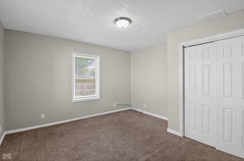 Bedroom at 3737 Deloss Street, Indianapolis, IN