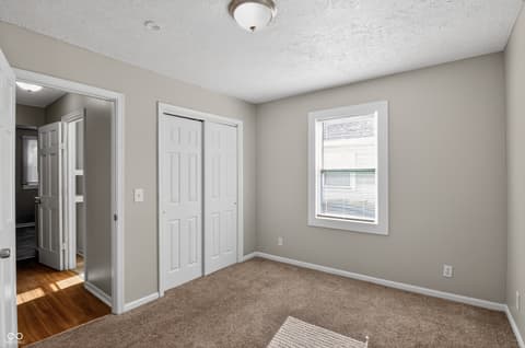 Bedroom at 3737 Deloss Street, Indianapolis, IN