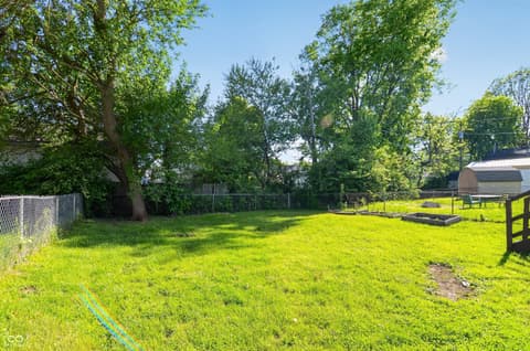Yard at 3737 Deloss Street, Indianapolis, IN