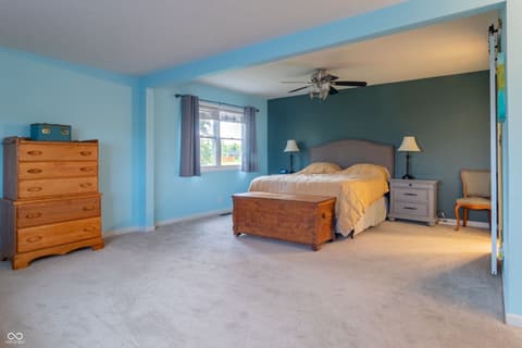 Primary bedroom at 2101 Elizaville Road, Lebanon, IN