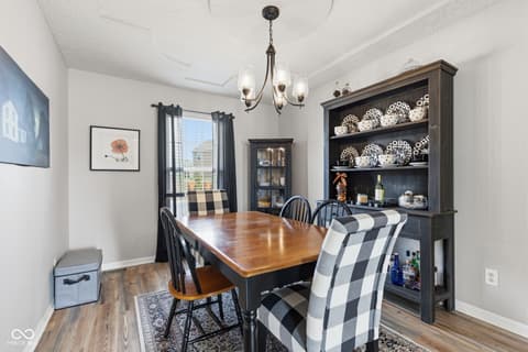 Dining room at 721 Creston Point Circle, Indianapolis, IN
