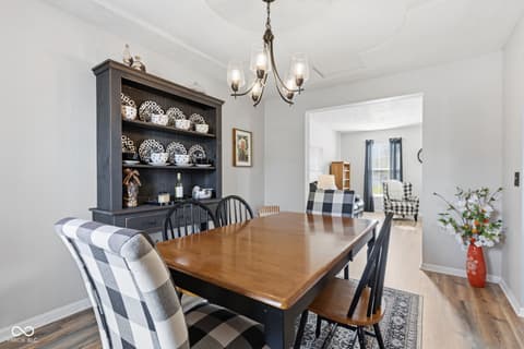 Dining room at 721 Creston Point Circle, Indianapolis, IN