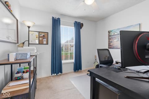 Home office at 721 Creston Point Circle, Indianapolis, IN