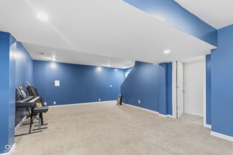 Basement at 721 Creston Point Circle, Indianapolis, IN