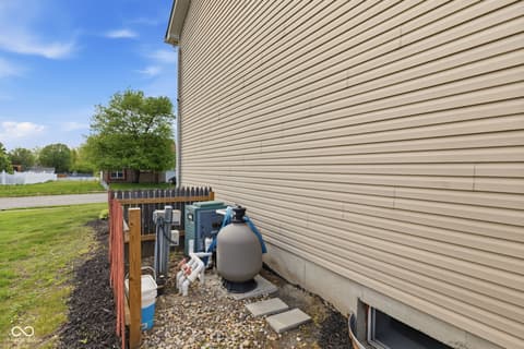 Side exterior at 721 Creston Point Circle, Indianapolis, IN